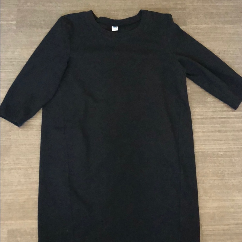 Black old navy ribbed dress